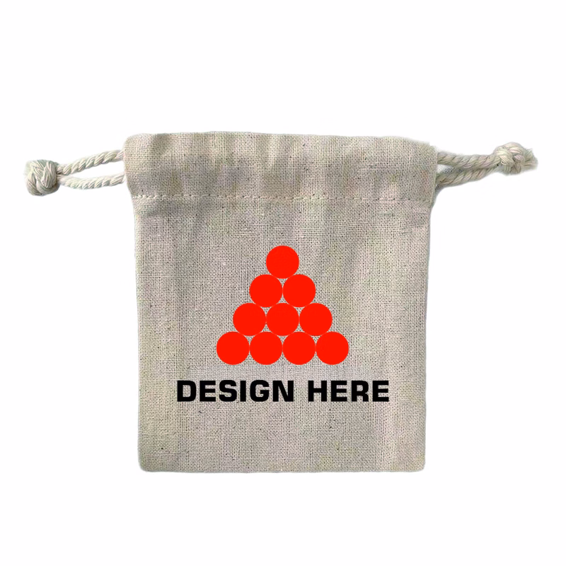 Eco-friendly Cotton Bags with drawstring Full Color