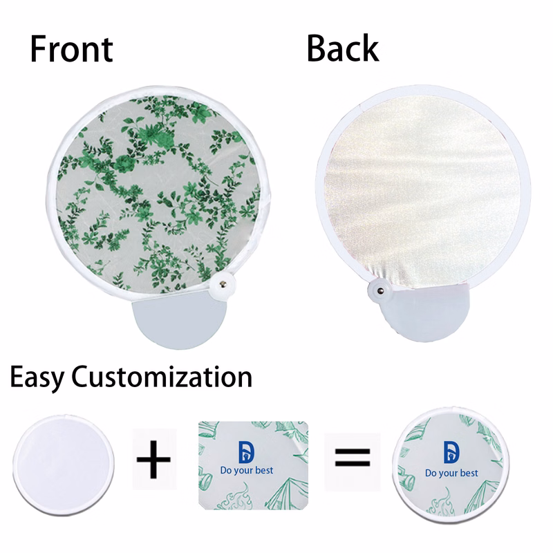 Foldable Circular Fabric Fan