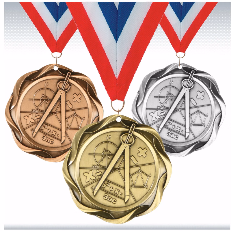 3" Fusion Math Medal