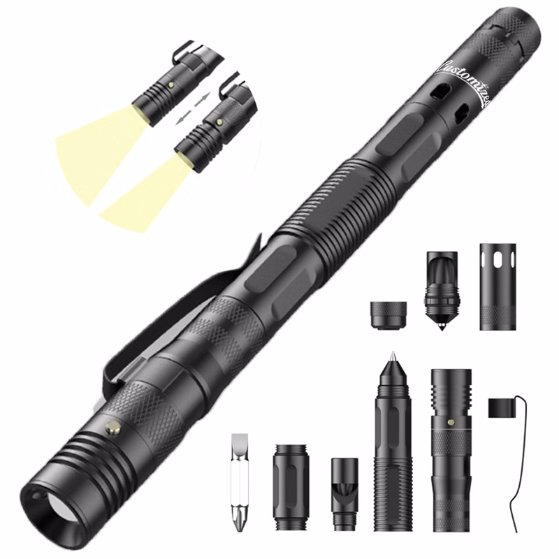Tactical Pen with LED Flashlight