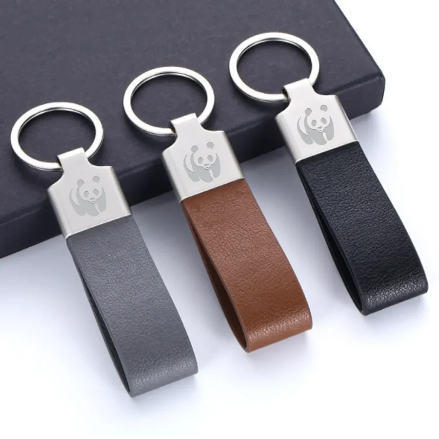Elegant Loop Leather Keychain 1