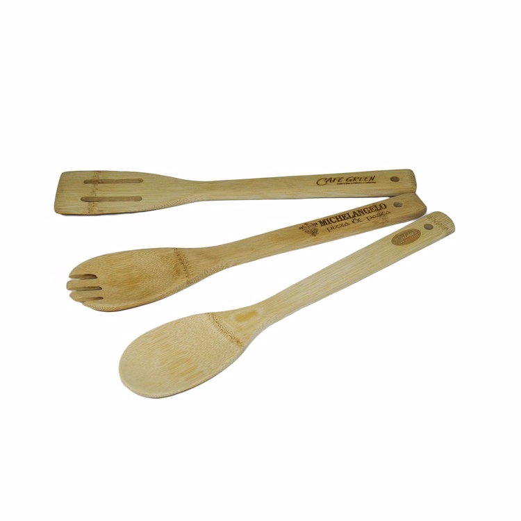 Bamboo 3 pc Utensil Set