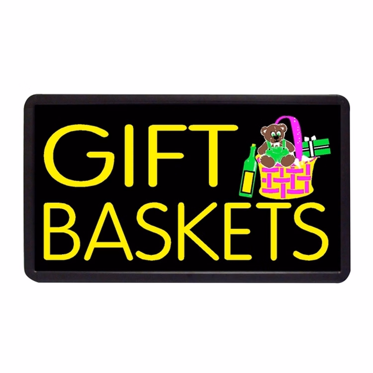 Gift Baskets Gift Baskets 13" x 24" Simulated Neon Sign