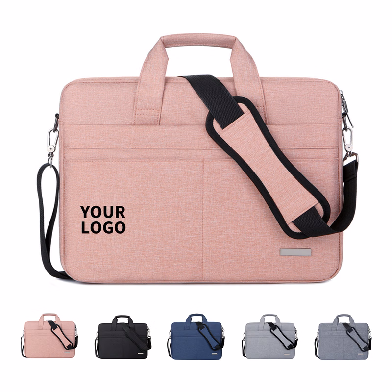 Oxford Laptop Sleeve With Handle And Shoulder Strap 14" Height X 10.24" Width