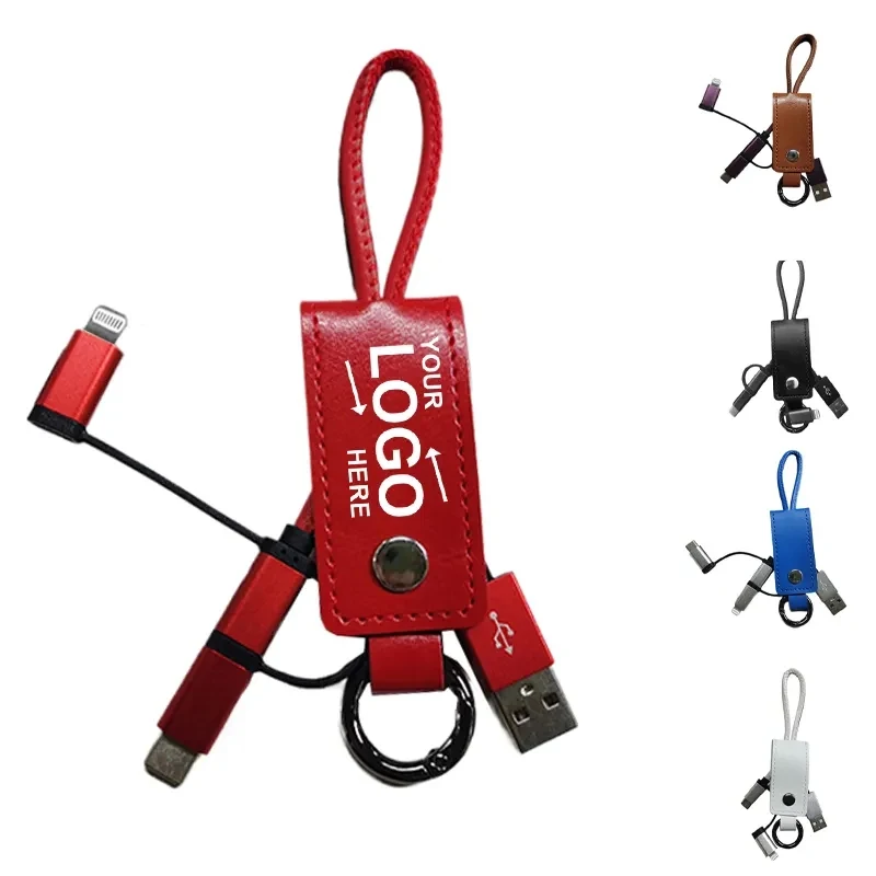 3 In 1 Data Cable With Keychain 1