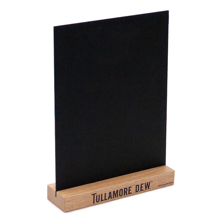 Countertop 2-Sided Chalkboard with Wood Base - 8.5w x 11h 1
