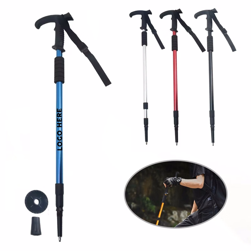 Ultralight Aluminum Telescoping Hiking Walking Trekking Pole