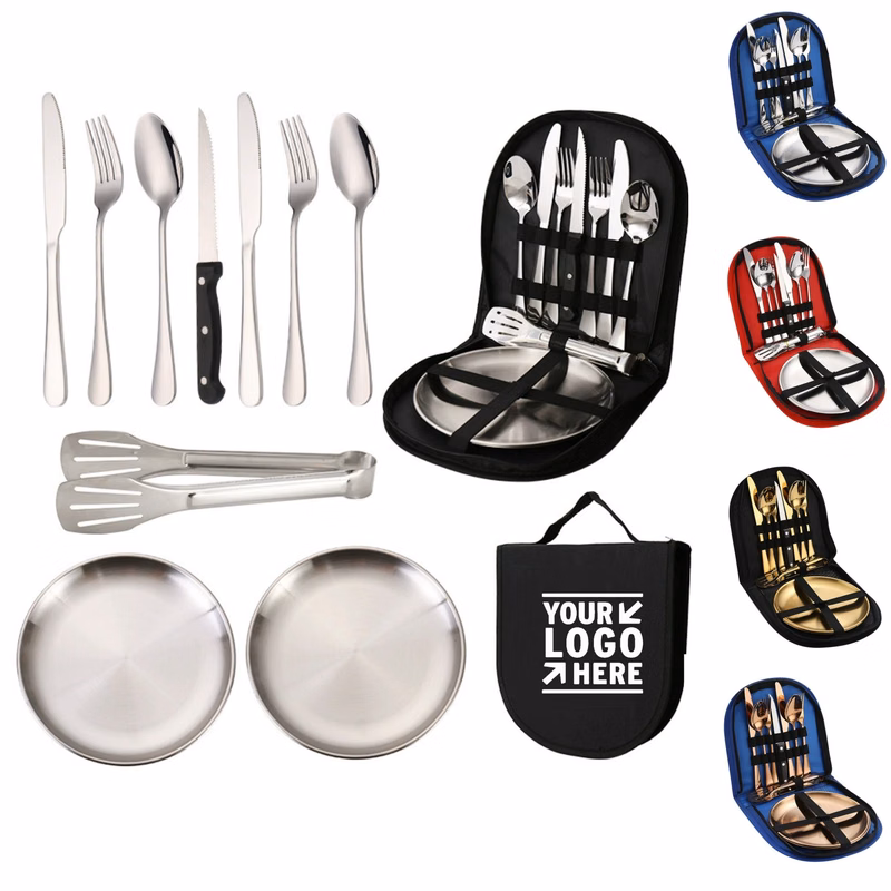 Stainless Steel Picnic Camping Tableware Set