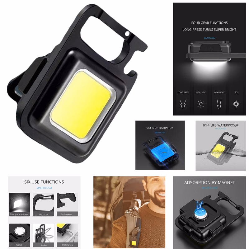 Performance Tool 500 Lm Li-Ion Cob Clip Light