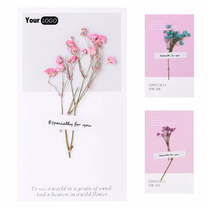 Creative Dried Flowers Card