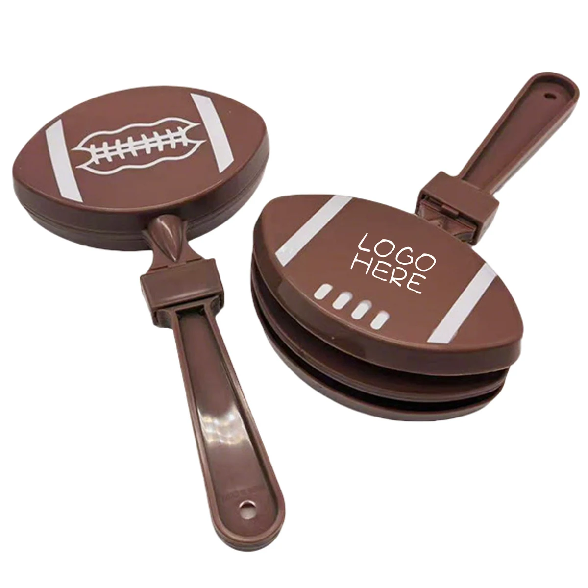 Football Hand Clappers Plastic Noisemakers 1