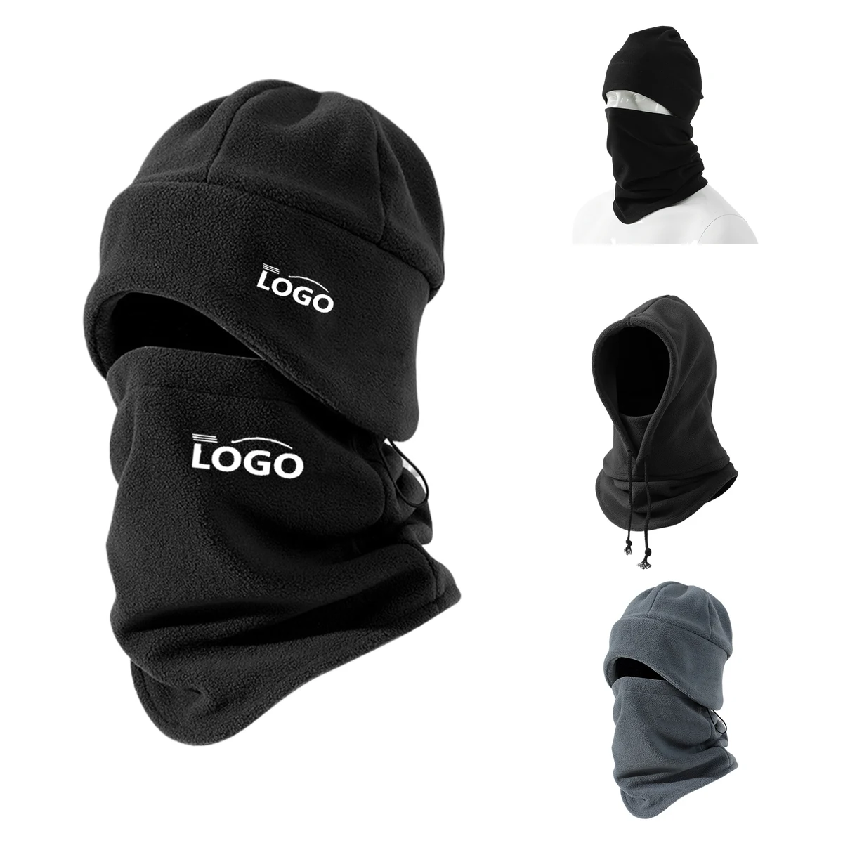 Knit Beanie And Scarf Combo Set 1