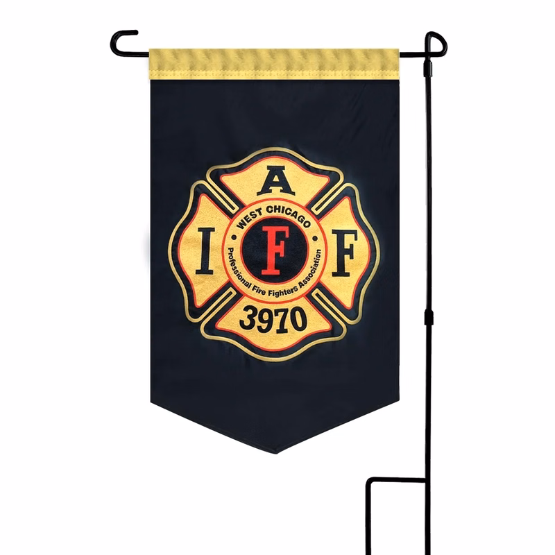 Custom Embroidered Garden Flag 12" x 18" W-Poly