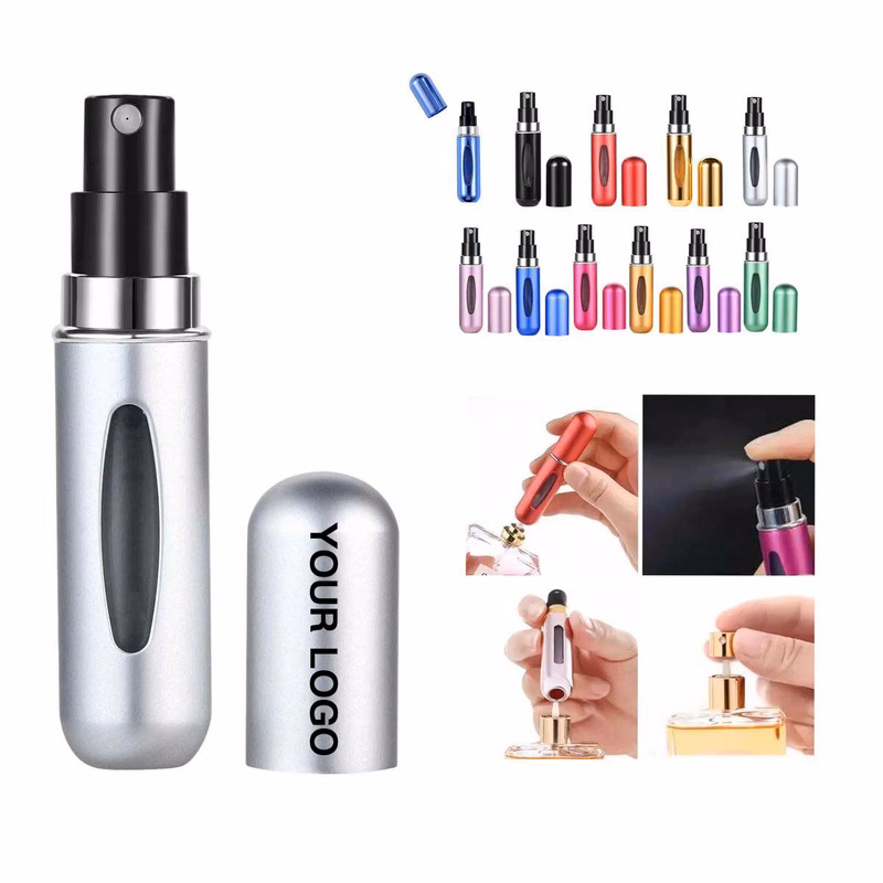 Leak Proof Aluminum Perfume Atomizer for Travel Use