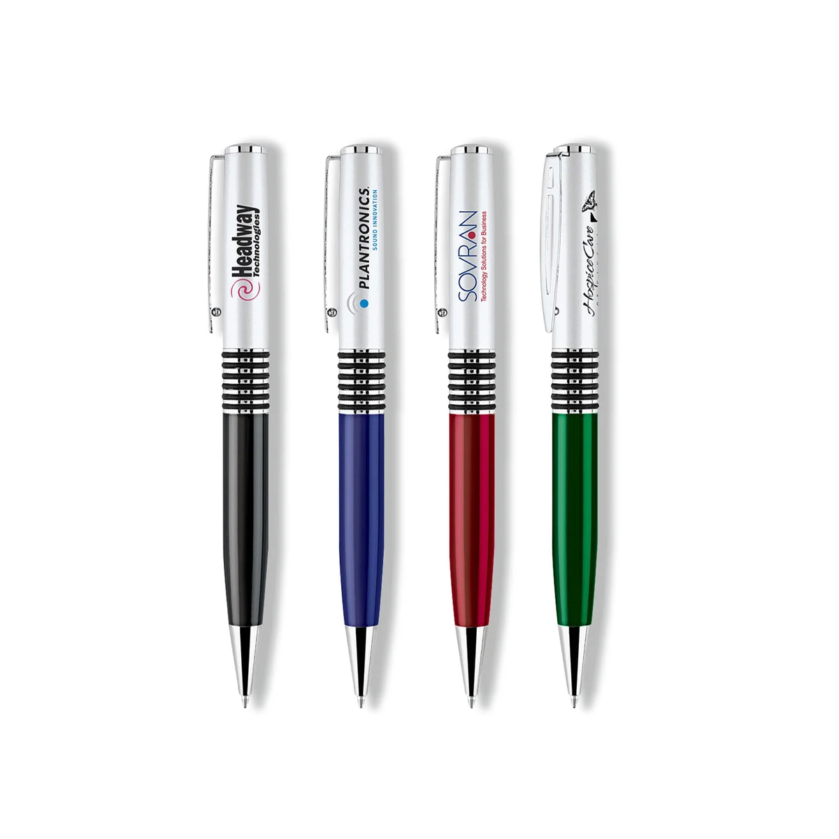 Satin Chrome Ballpoint Twist Metal Pen 1