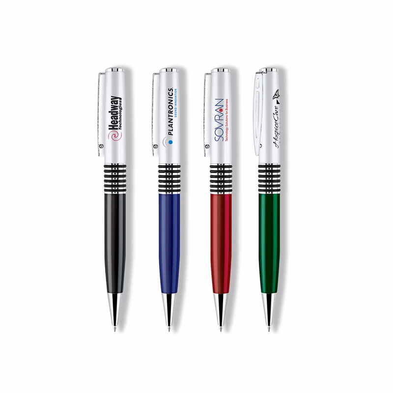 Satin Chrome Ballpoint Twist Metal Pen