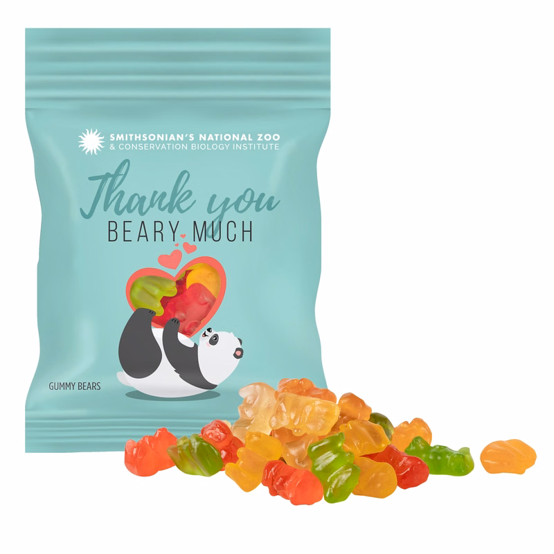 Clever Candy 2oz. Full Color DigiBag™ with Gummy Bears