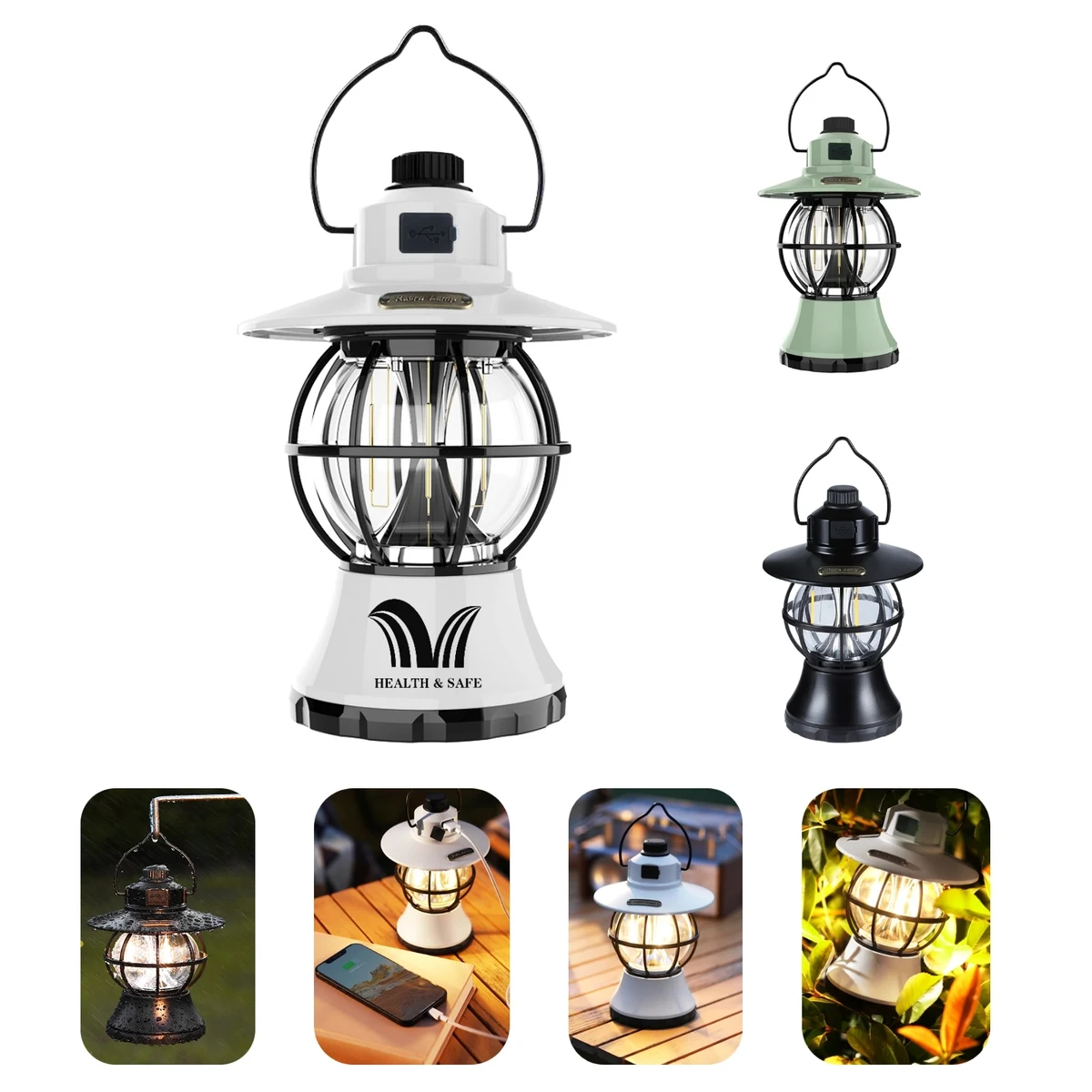 Outdoor Retro Horse Lantern 1