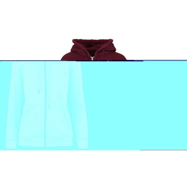 Women's Full Zip Hoodies - S-2X Burgundy 1