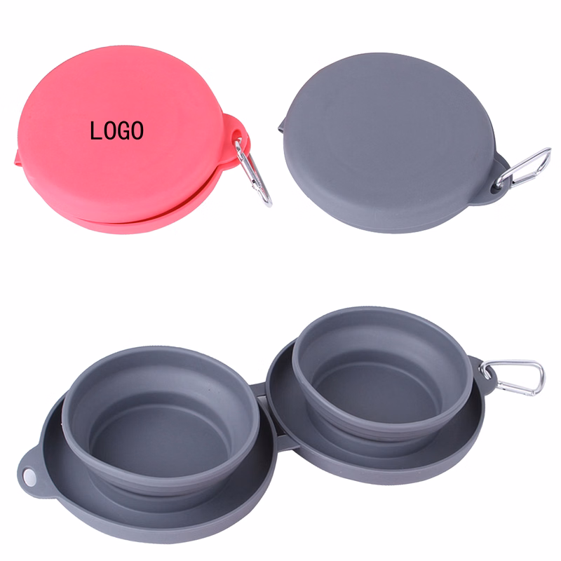 Pet Cat Bowl Dog Bowl Foldable Portable Bowl