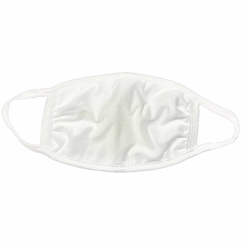 White Cotton Custom Face Mask