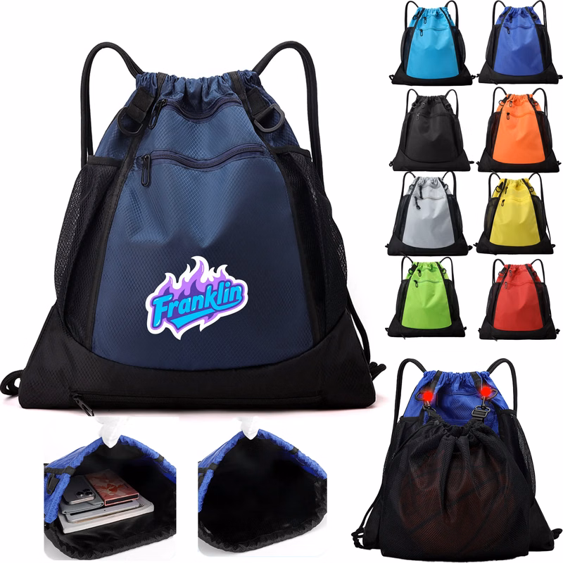 MOQ20 Large Capacity Drawstring Backpack