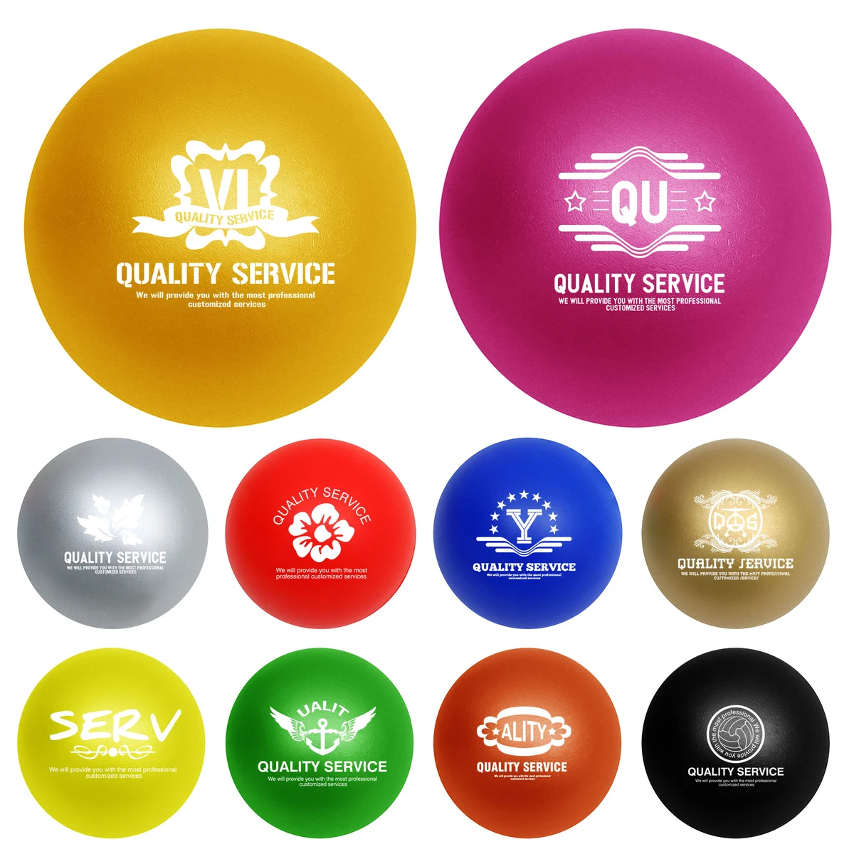 Round PU Stress Relievers Balls 1