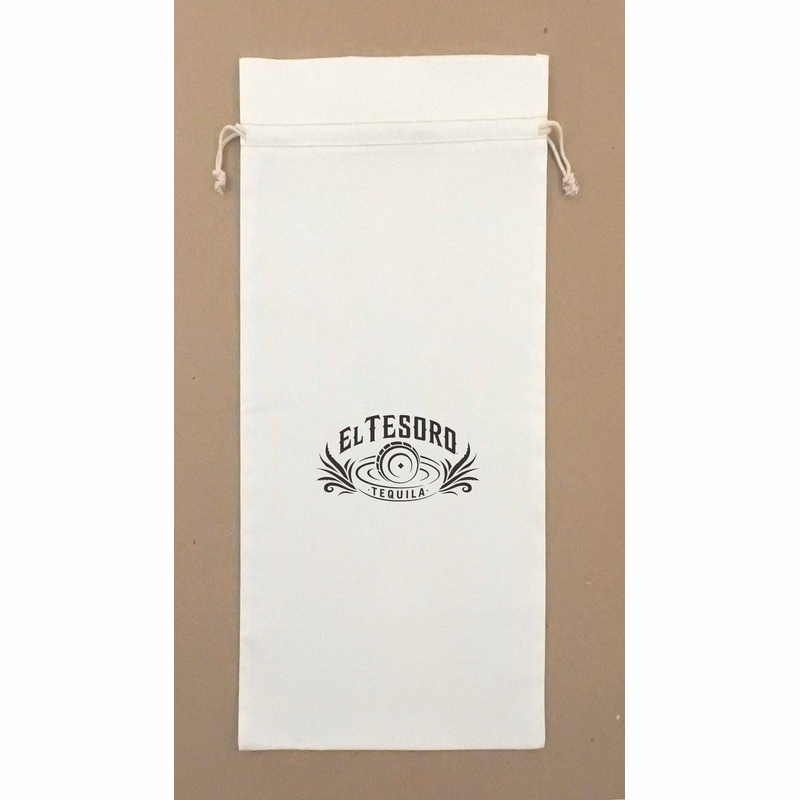 "Duplex" Cotton Double Drawstring Bag 6 X 14"