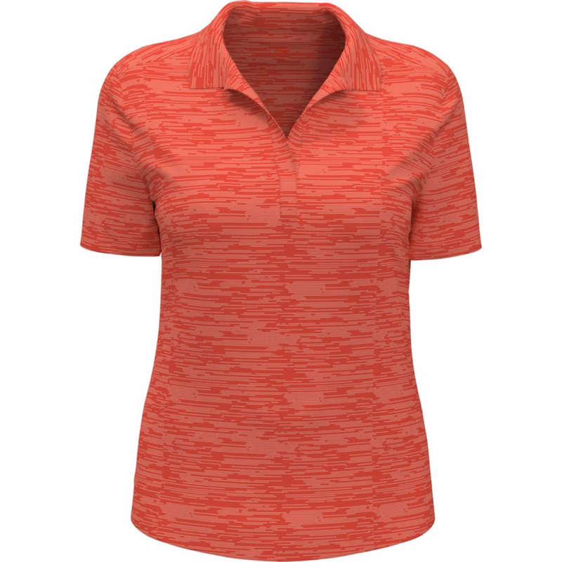 Callaway® Moisture Wicking Broken Stripe Women's Polo Shirt with Custom Logo
