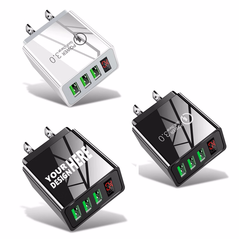 3USB Digital Dsplay Charging Head