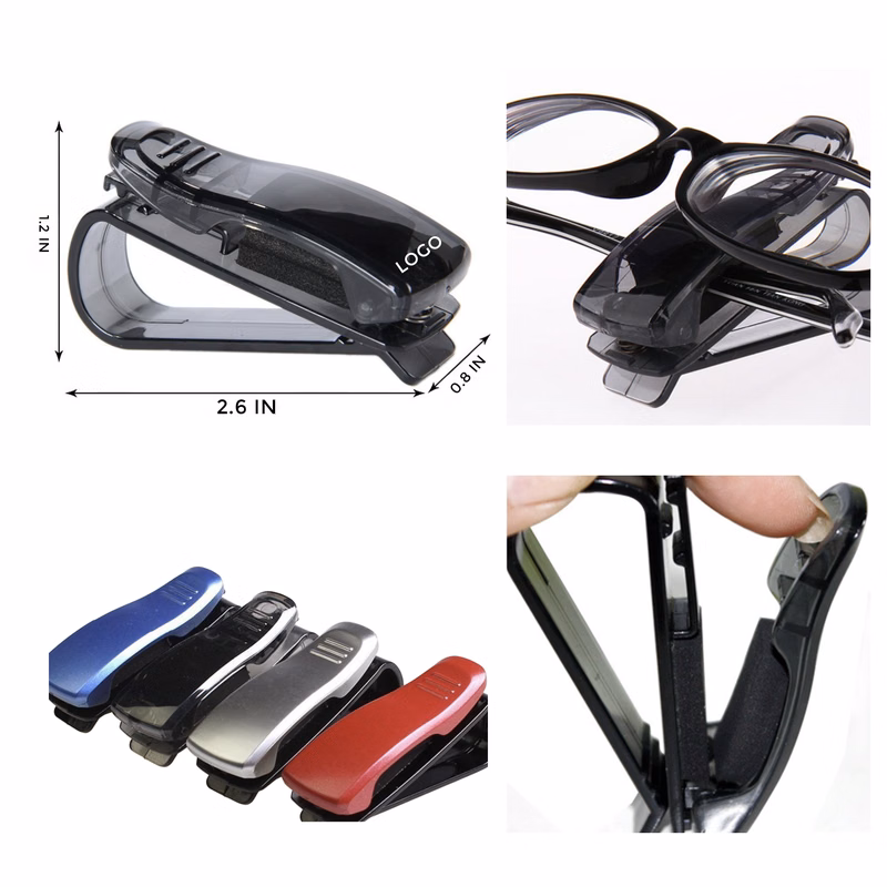 MOQ 10 PCS Convenient Car-mounted Eyeglass Clip