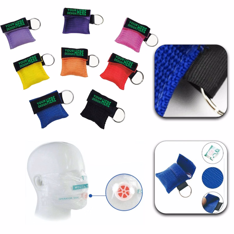 CPR Face Shield Pouch One Way Valve Rescue Mask