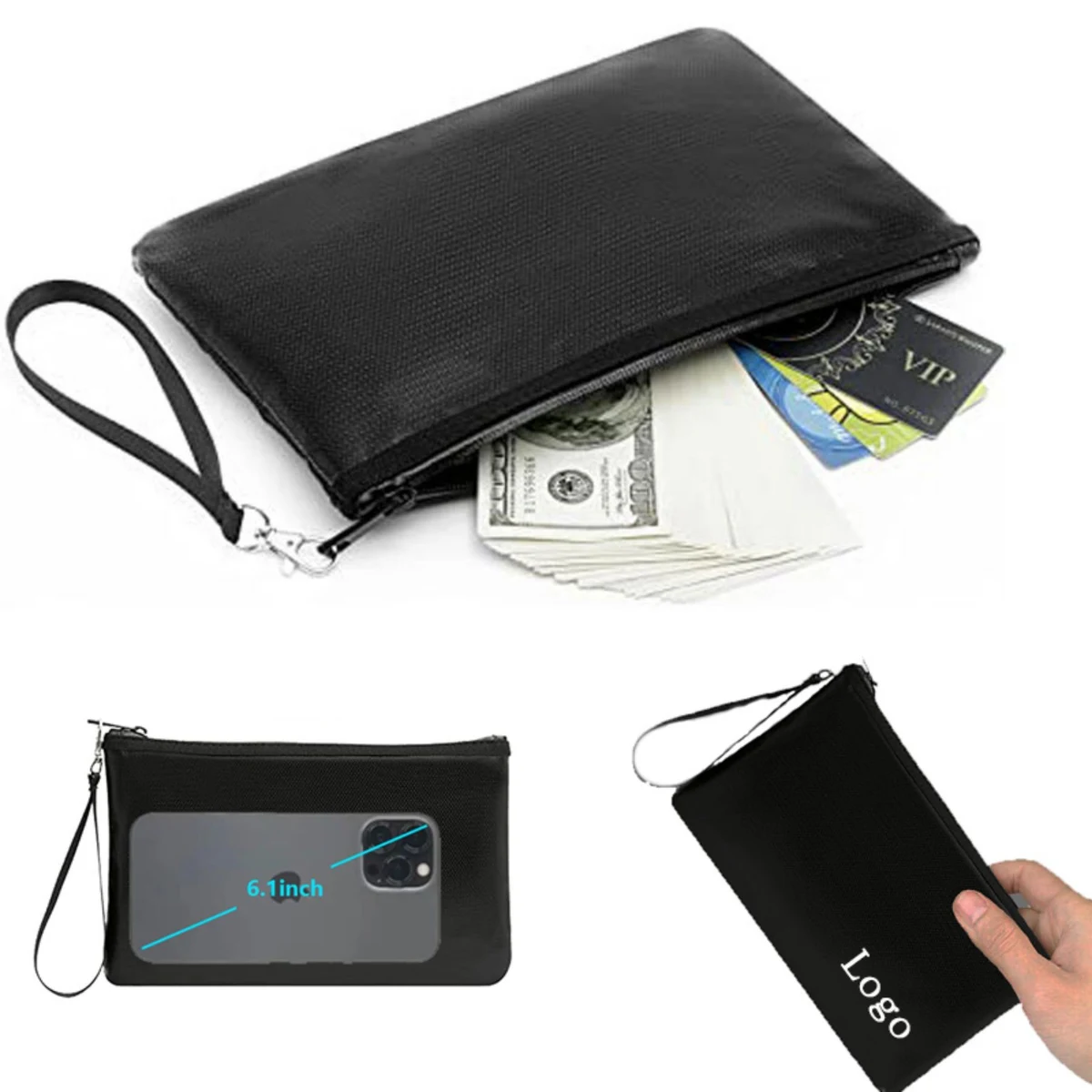 8 Inch Fireproof Money Pouch 1