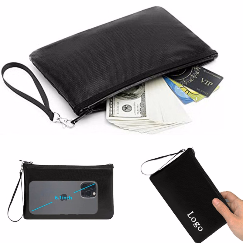 8 Inch Fireproof Money Pouch