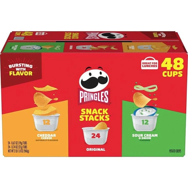 Pringles - Assorted Snack Stacks 48 Cups 1
