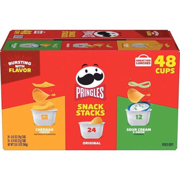 Pringles - Assorted Snack Stacks 48 Cups