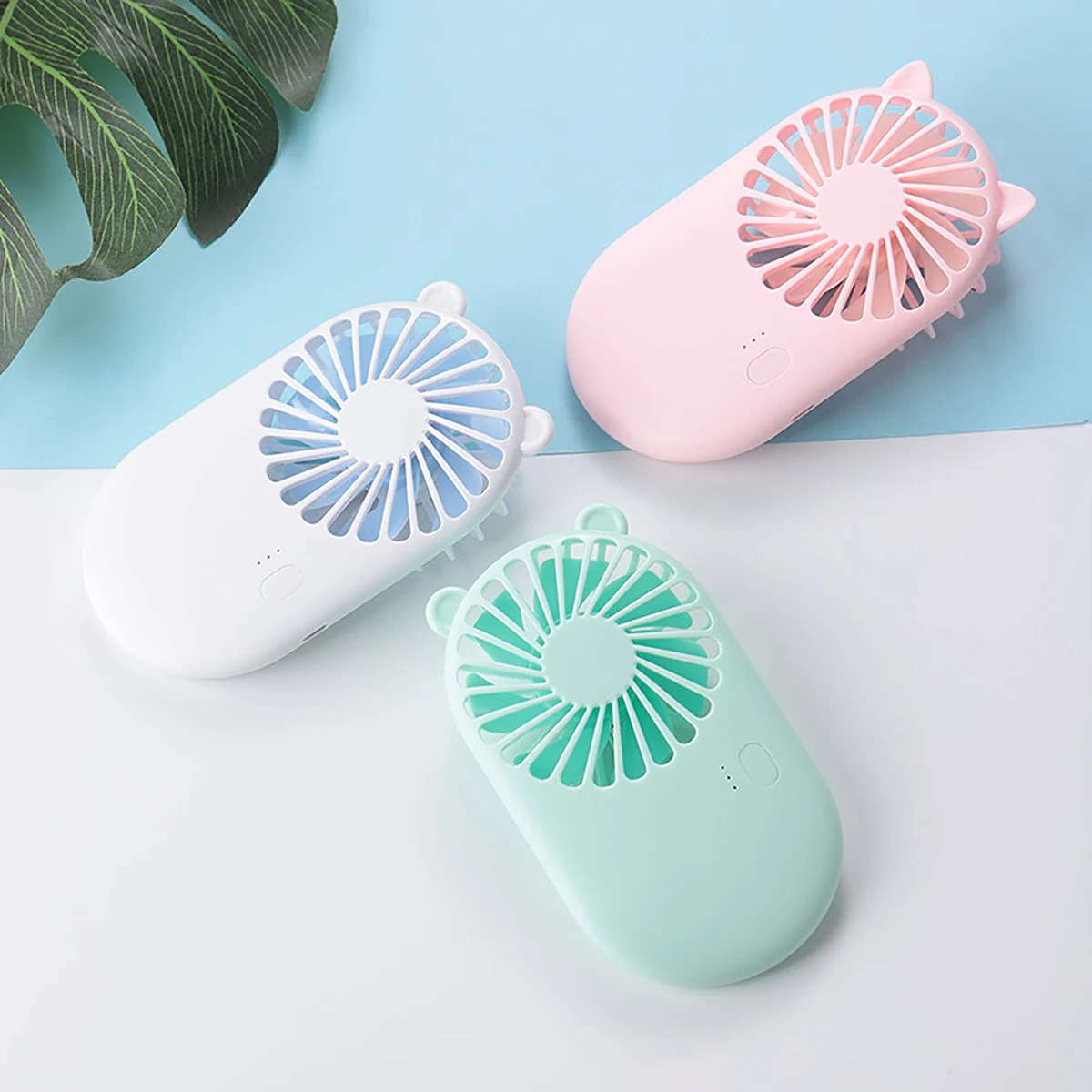 USB Rechargeable Handheld Fan with Full Color Imprint 1