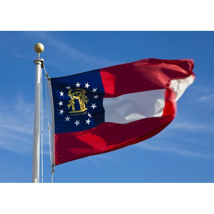 Georgia State Flag - 2' x 3' - Nylon 1