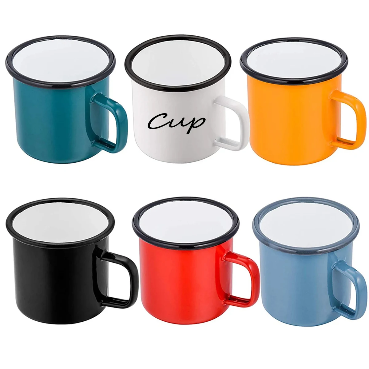 12oz Enamel Water Bottle 1