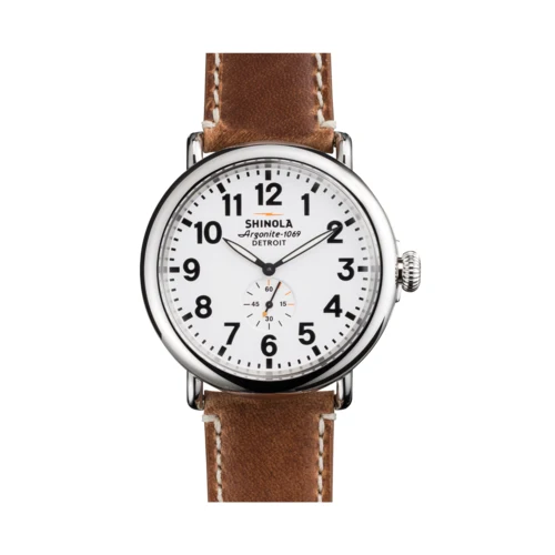 Shinola The Runwell Leather Strap Watch 1