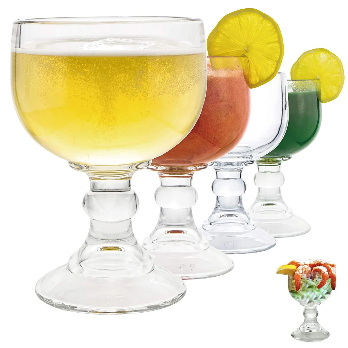 19 Oz Clasp Beer Glass 1