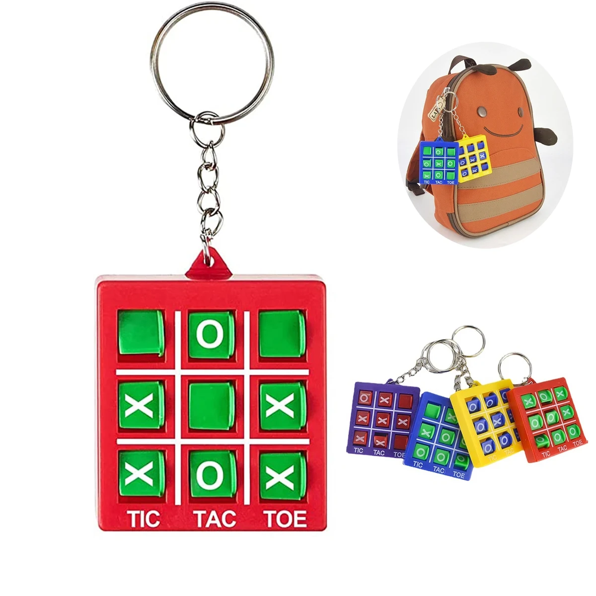 Tic Tac Toe Keychain 1