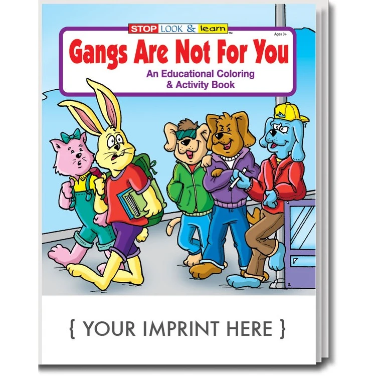 COLORING BOOK - Gangs are Not For You Coloring & Activity Book 1