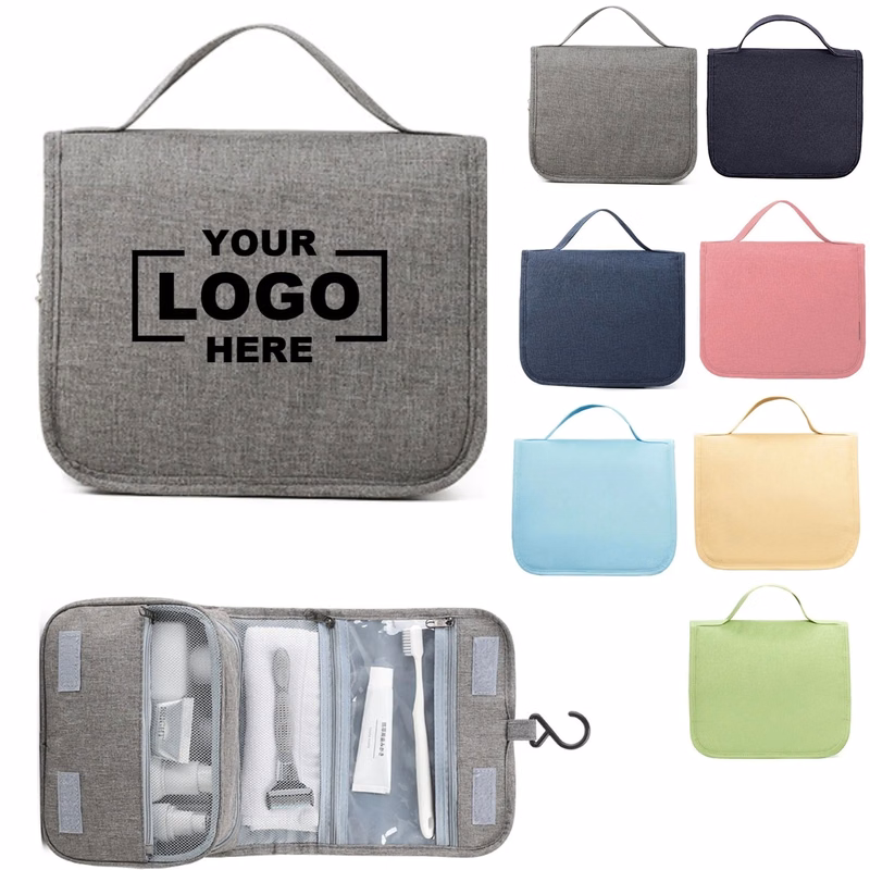 Portable Foldable Waterproof Dry Wet Separation Makeup Bag