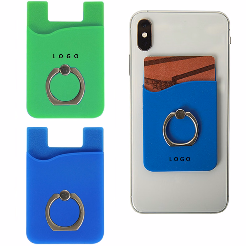 Silicone Phone Wallet With Ring