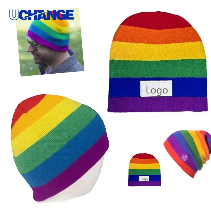 Rainbow Beanie for Fashion and Daily Use 1