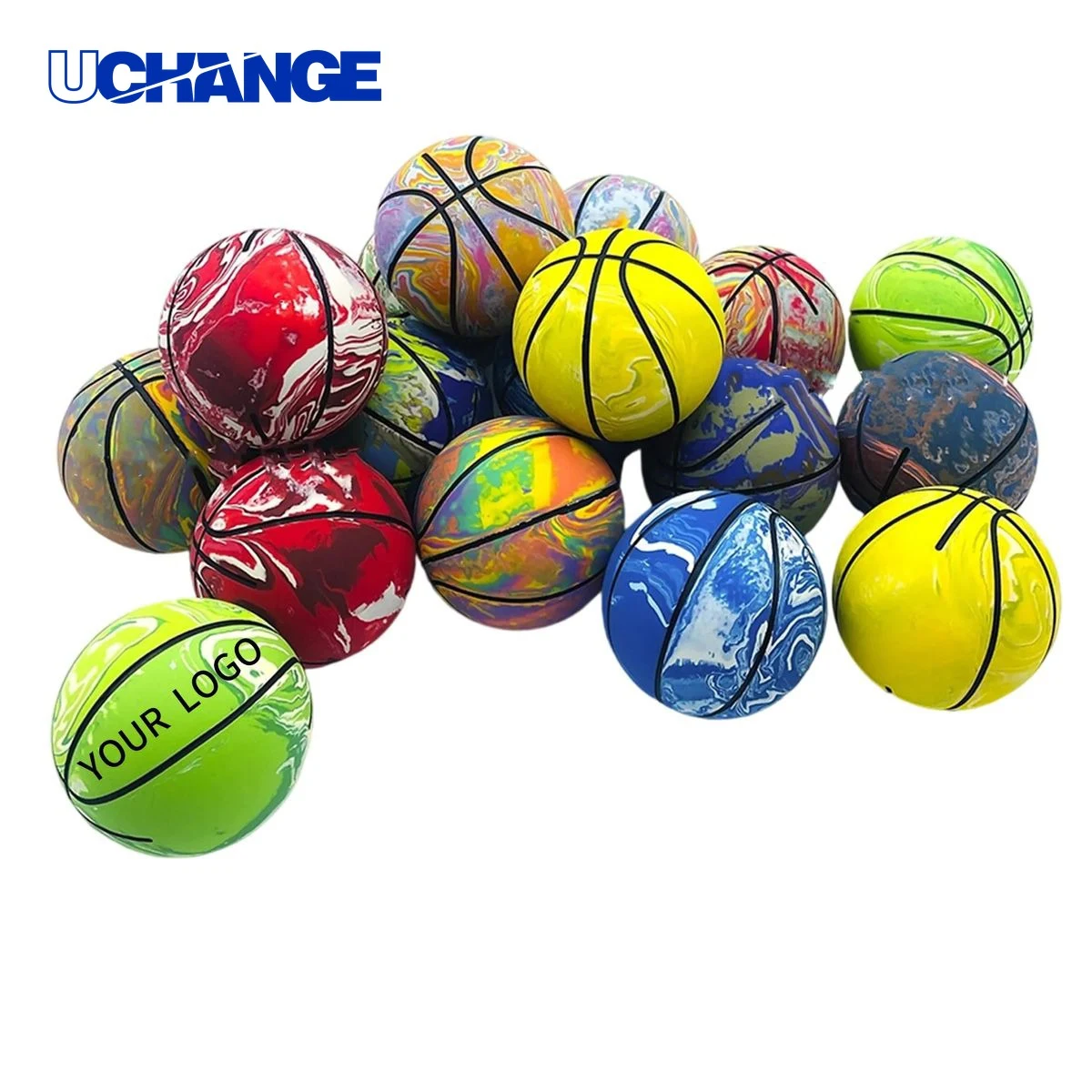 Basketball Design Rubber Ball 1