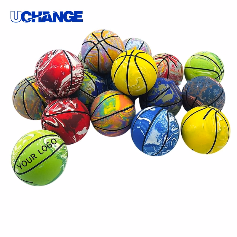 Basketball Design Rubber Ball
