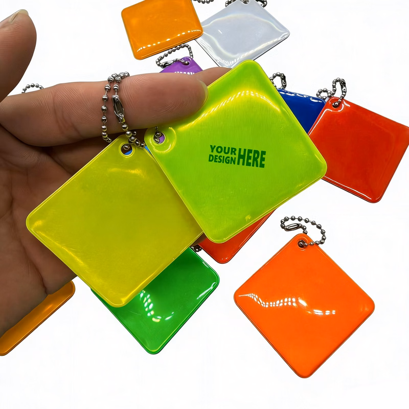 Safety Zipper Pull with Reflective Feature