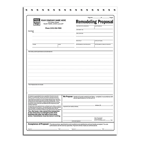Remodeling Proposals 1